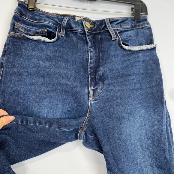 Frame High Rise Le One Skinny in Kodak Wash Sz 29 Classic Closet Staple Capsule - Picture 7 of 11